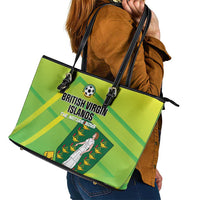 British Virgin Islands Football Leather Tote Bag Come On The Nature Boys