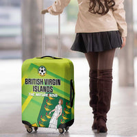 British Virgin Islands Football Luggage Cover Come On The Nature Boys
