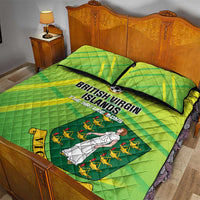 British Virgin Islands Football Quilt Bed Set Come On The Nature Boys