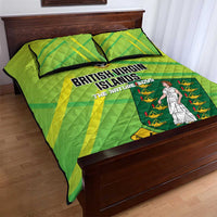 British Virgin Islands Football Quilt Bed Set Come On The Nature Boys