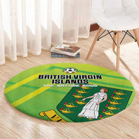 British Virgin Islands Football Round Carpet Come On The Nature Boys