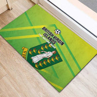 British Virgin Islands Football Rubber Doormat Come On The Nature Boys
