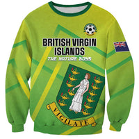 Custom British Virgin Islands Football Sweatshirt Come On The Nature Boys