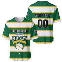 Custom British Virgin Islands Rugby Baseball Jersey Team BVI Go Champions