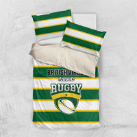 British Virgin Islands Rugby Bedding Set Team BVI Go Champions