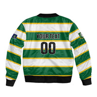 Custom British Virgin Islands Rugby Bomber Jacket Team BVI Go Champions