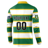 Custom British Virgin Islands Rugby Button Sweatshirt Team BVI Go Champions