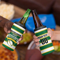 Custom British Virgin Islands Rugby 4 in 1 Can Cooler Tumbler Team BVI Go Champions