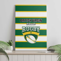 British Virgin Islands Rugby Canvas Wall Art Team BVI Go Champions