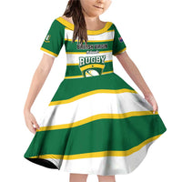 Custom British Virgin Islands Rugby Family Matching Off Shoulder Short Dress and Hawaiian Shirt Team BVI Go Champions