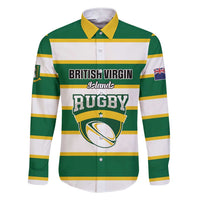 Custom British Virgin Islands Rugby Family Matching Short Sleeve Bodycon Dress and Hawaiian Shirt Team BVI Go Champions
