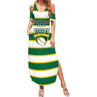 Custom British Virgin Islands Rugby Family Matching Summer Maxi Dress and Hawaiian Shirt Team BVI Go Champions