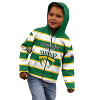 Custom British Virgin Islands Rugby Kid Hoodie Team BVI Go Champions