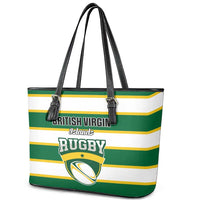 British Virgin Islands Rugby Leather Tote Bag Team BVI Go Champions