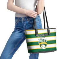 British Virgin Islands Rugby Leather Tote Bag Team BVI Go Champions