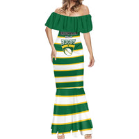 Custom British Virgin Islands Rugby Mermaid Dress Team BVI Go Champions