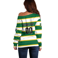 Custom British Virgin Islands Rugby Off Shoulder Sweater Team BVI Go Champions