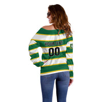 Custom British Virgin Islands Rugby Off Shoulder Sweater Team BVI Go Champions