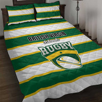 British Virgin Islands Rugby Quilt Bed Set Team BVI Go Champions
