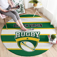 British Virgin Islands Rugby Round Carpet Team BVI Go Champions