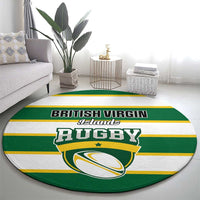 British Virgin Islands Rugby Round Carpet Team BVI Go Champions
