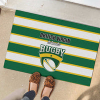 British Virgin Islands Rugby Rubber Doormat Team BVI Go Champions