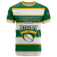 Custom British Virgin Islands Rugby T Shirt Team BVI Go Champions