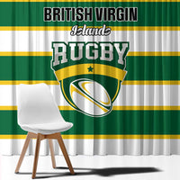 British Virgin Islands Rugby Window Curtain Team BVI Go Champions