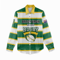 Custom British Virgin Islands Rugby Women Casual Shirt Team BVI Go Champions