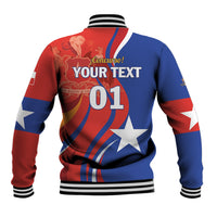 Personalized Chile 2024 Football Baseball Jacket Concurso La Roja - Wonder Print Shop