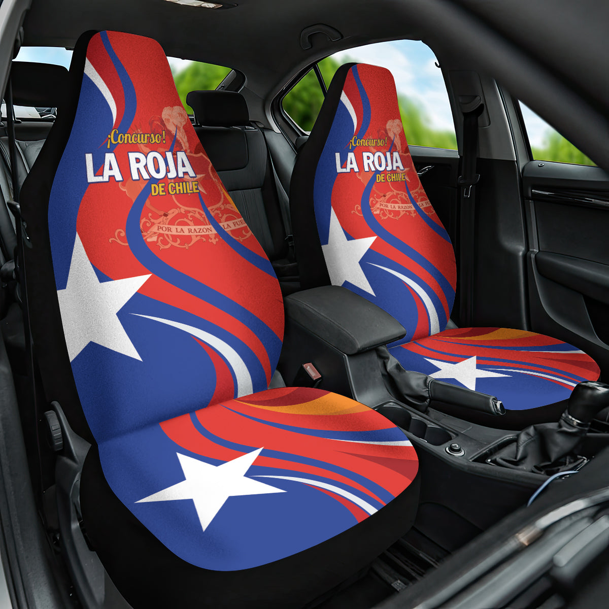 Chile 2024 Football Car Seat Cover Concurso La Roja