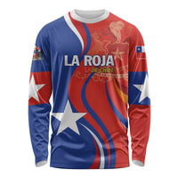 Personalized Chile 2024 Football Long Sleeve Shirt Concurso La Roja - Wonder Print Shop