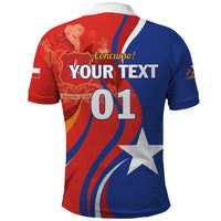 Personalized Chile 2024 Football Polo Shirt Concurso La Roja - Wonder Print Shop