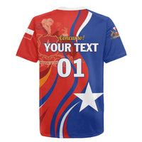 Personalized Chile 2024 Football Rugby Jersey Concurso La Roja - Wonder Print Shop