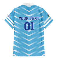 Personalized Uruguay 2024 Football Family Matching Mermaid Dress and Hawaiian Shirt Come On La Celeste - Wonder Print Shop