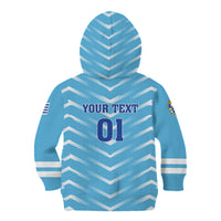 Personalized Uruguay 2024 Football Kid Hoodie Come On La Celeste - Wonder Print Shop