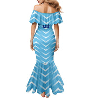 Personalized Uruguay 2024 Football Mermaid Dress Come On La Celeste - Wonder Print Shop