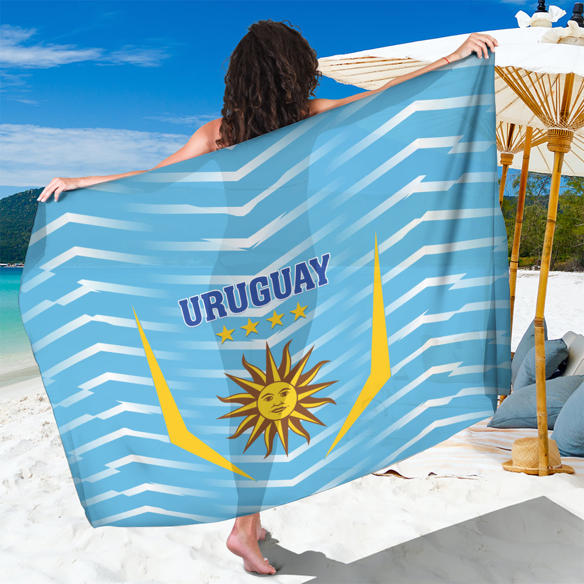 Uruguay 2024 Football Sarong Come On La Celeste