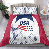 USA 2024 Soccer Bedding Set The Stars and Stripes Go Champion - Wonder Print Shop
