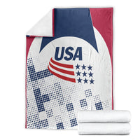 USA 2024 Soccer Blanket The Stars and Stripes Go Champion