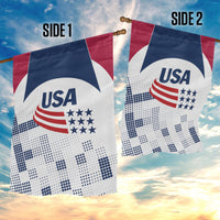 USA 2024 Soccer Garden Flag The Stars and Stripes Go Champion - Wonder Print Shop