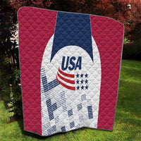 USA 2024 Soccer Quilt The Stars and Stripes Go Champion - Wonder Print Shop