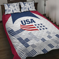 USA 2024 Soccer Quilt Bed Set The Stars and Stripes Go Champion - Wonder Print Shop