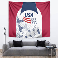 USA 2024 Soccer Tapestry The Stars and Stripes Go Champion - Wonder Print Shop