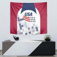 USA 2024 Soccer Tapestry The Stars and Stripes Go Champion - Wonder Print Shop