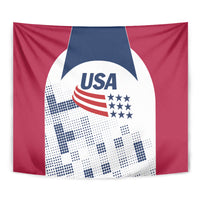 USA 2024 Soccer Tapestry The Stars and Stripes Go Champion - Wonder Print Shop