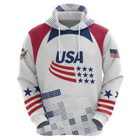 Personalized USA 2024 Soccer Zip Hoodie The Stars and Stripes Go Champion - Wonder Print Shop
