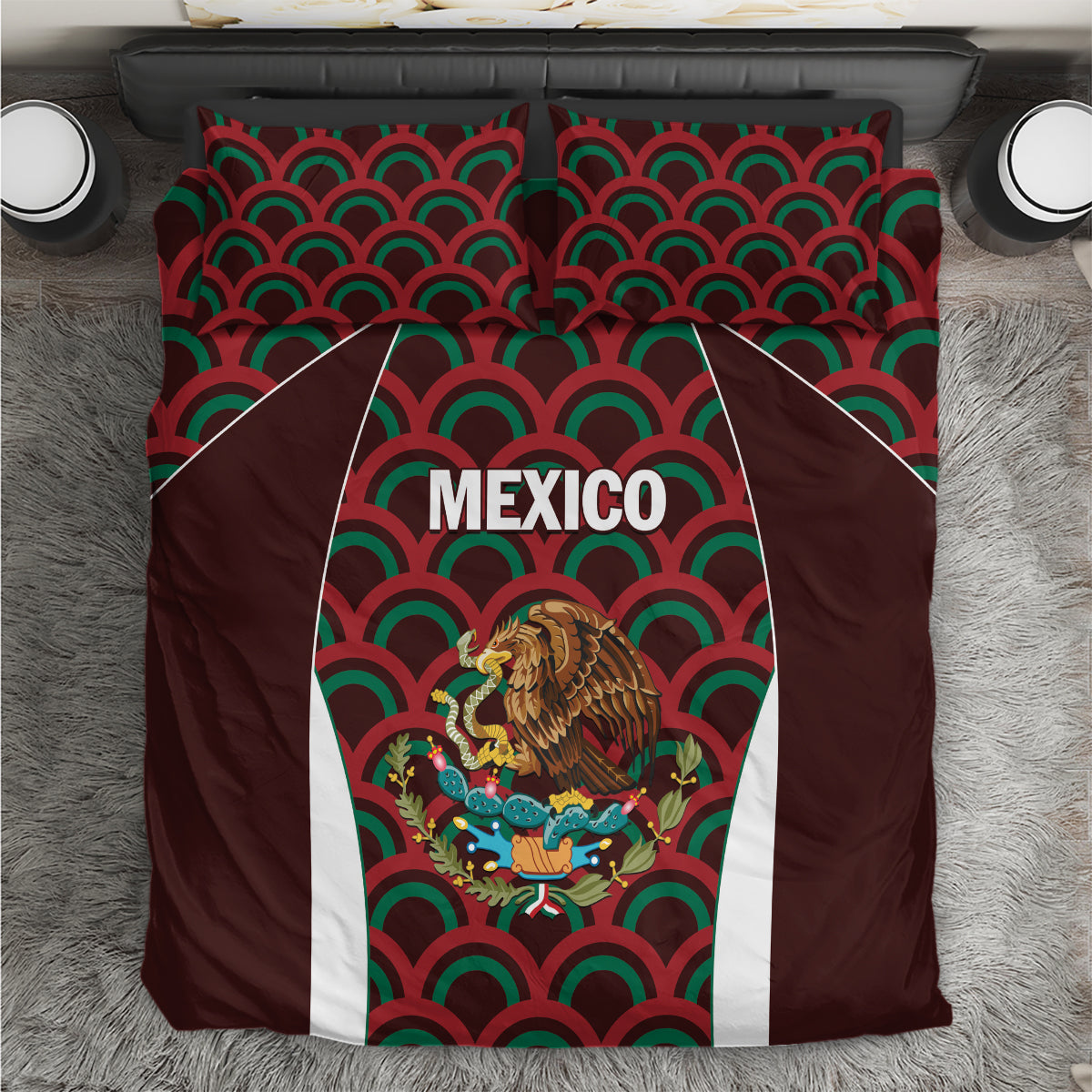 Mexico 2024 Football Bedding Set Come On El Tri