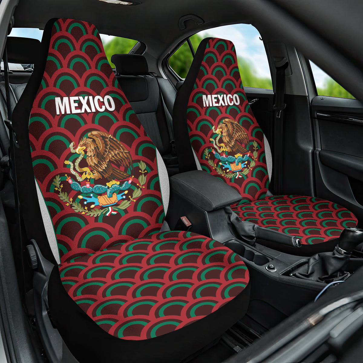 Mexico 2024 Football Car Seat Cover Come On El Tri