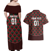 Personalized Mexico 2024 Football Couples Matching Off Shoulder Maxi Dress and Hawaiian Shirt Come On El Tri - Wonder Print Shop